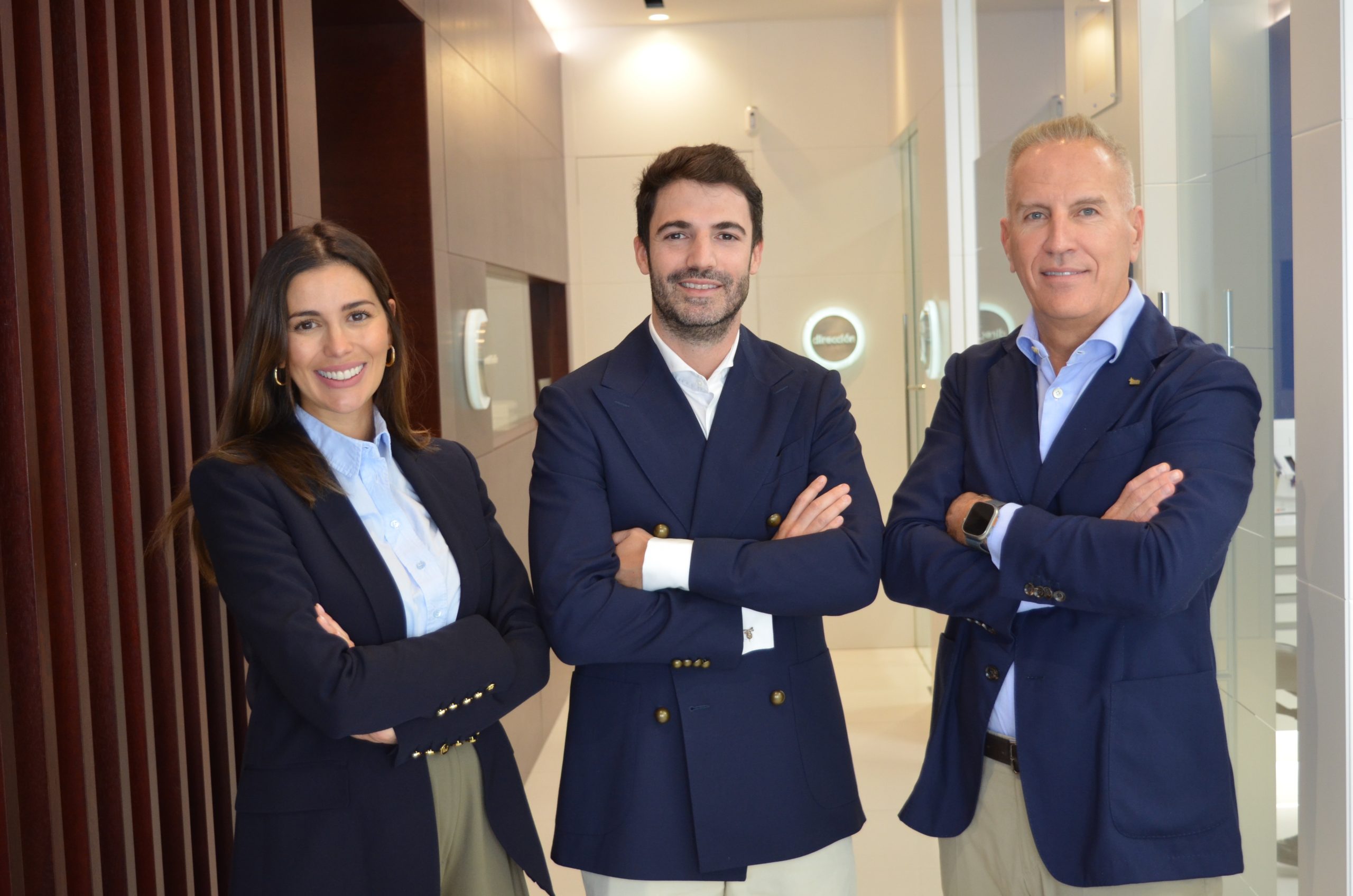 Dra. Cristina López, Dr. Miguel Lera y Dr. Ángel Bustillo